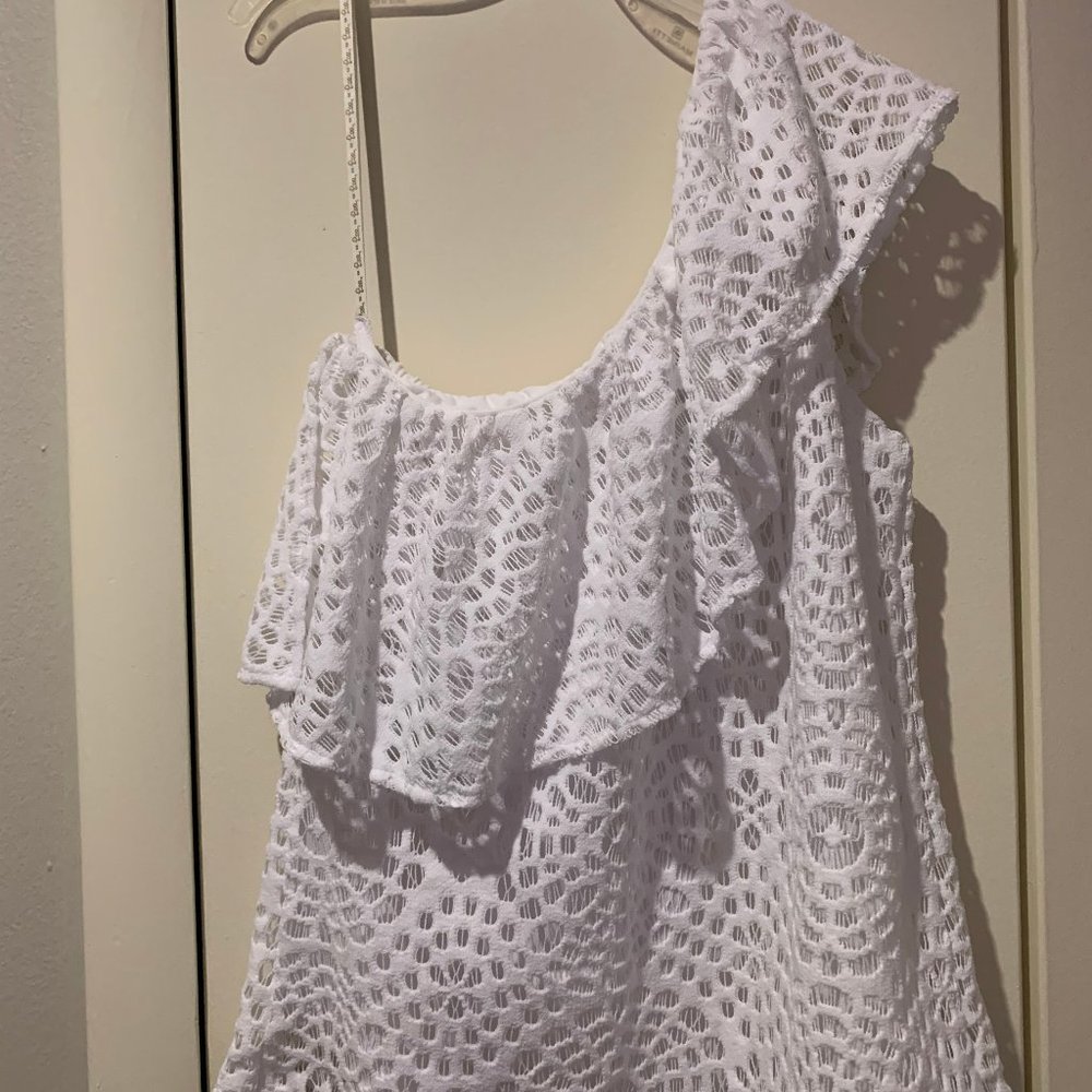 Lily Pulitzer one-shoulder top